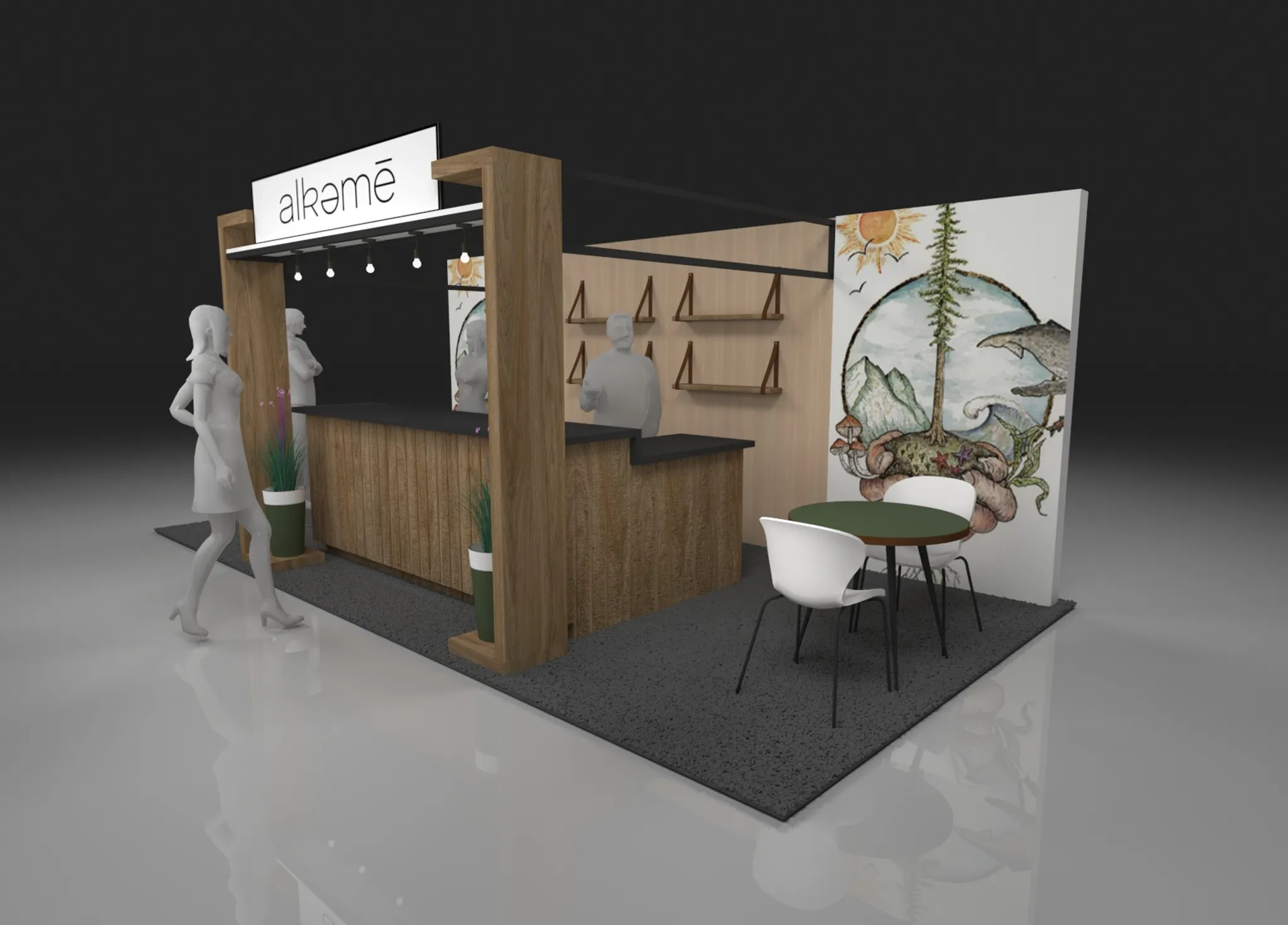 10x20 Inline booth design by Condit Exhibits